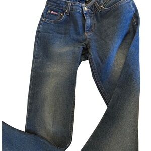 Bubblegum Blue Vintage Straight Jeans Classic 80s Style